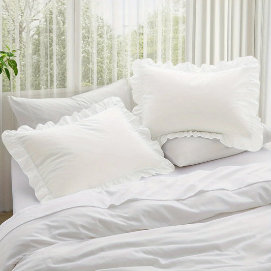 Par de Fronhas Bonenjoy® 300 Fios – Toque Acetinado e Conforto de Hotel
